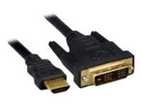 MICROCONNECT Adapterkabel - HDMI male naar DVI-D male - 2 m - zwart