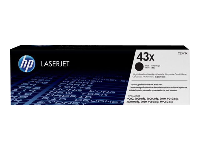HP 43X - Hoog rendement - zwart - origineel - LaserJet -