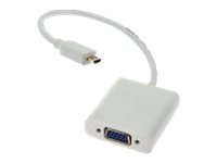 MICROCONNECT Adapter cable - HD-15 (VGA) female naar micro HDMI male
