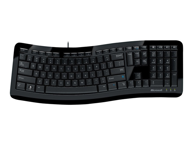 Microsoft Comfort Curve Keyboard 3000 Toetsenbord USB Engels Internationaal Azerty Microsoft Comfort Curve Keyboard 3000 Toetsenbord USB Engels Internationaal Azerty