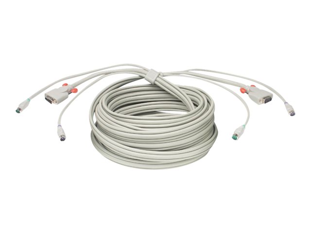 Lindy Premium KVM Combo - Toetsenbord / video / muis (TVM) kabel