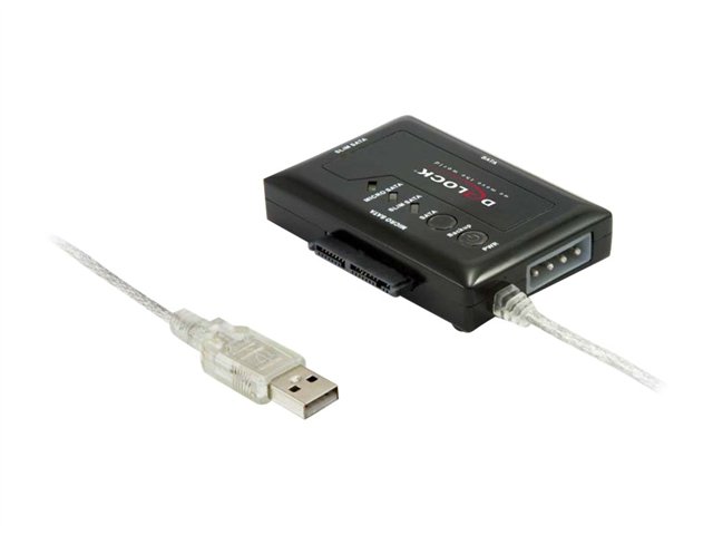 DeLOCK Converter USB 2.0 > SATA 22-Pin/16-Pin/13-Pin - Controller voor