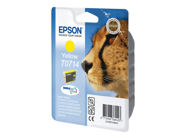 EPSON T0714 - Geel - origineel - blister - inktcartridge - voor
