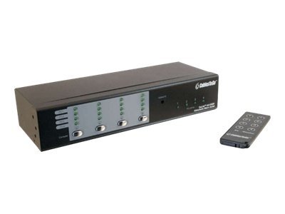 C2G TruLink 4x4 UXGA Video/Audio Matrix Switch with 3.5mm Audio -